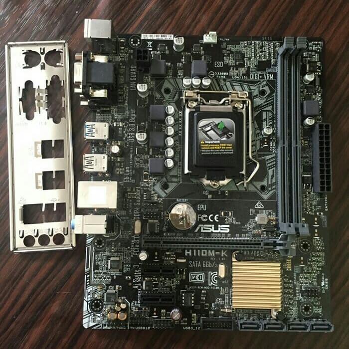 Motherboard 1151 Asus H110 / Mobo H 110 LGA 1151 DDR4