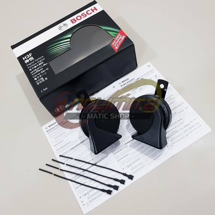 Klakson Bosch H3F Digital Fanfare NMAX XMAX Aerox 155
