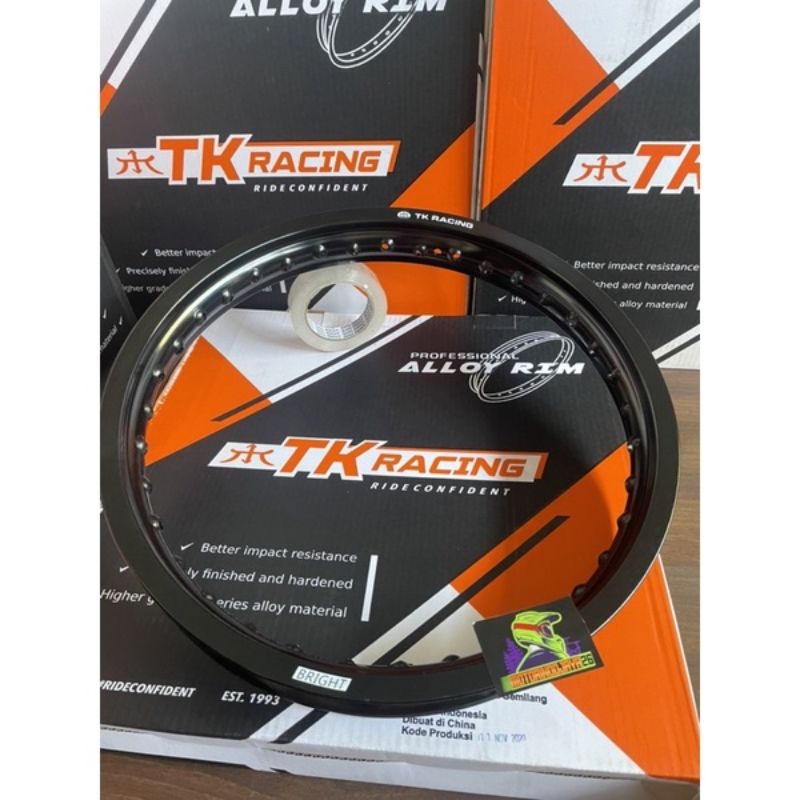 Velg Alumunium TK Racing Ring 17 Lebar 185 Velg TK Racing 185 Ring 17 Hitam