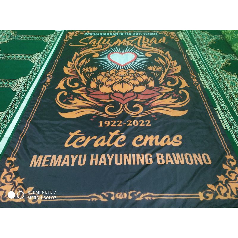 Bendera Custom Umbul Umbul Psht Palestina Indonesia Biru Putih Logo Sendiri