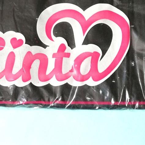 

plastik sampah Cinta HD / trash bag UK 80x120 hitam / kantong sampah