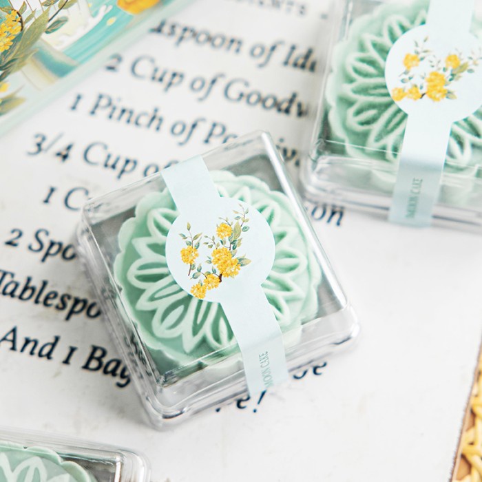 

Stiker mooncake sticker kue bulan label mooncake terbaru