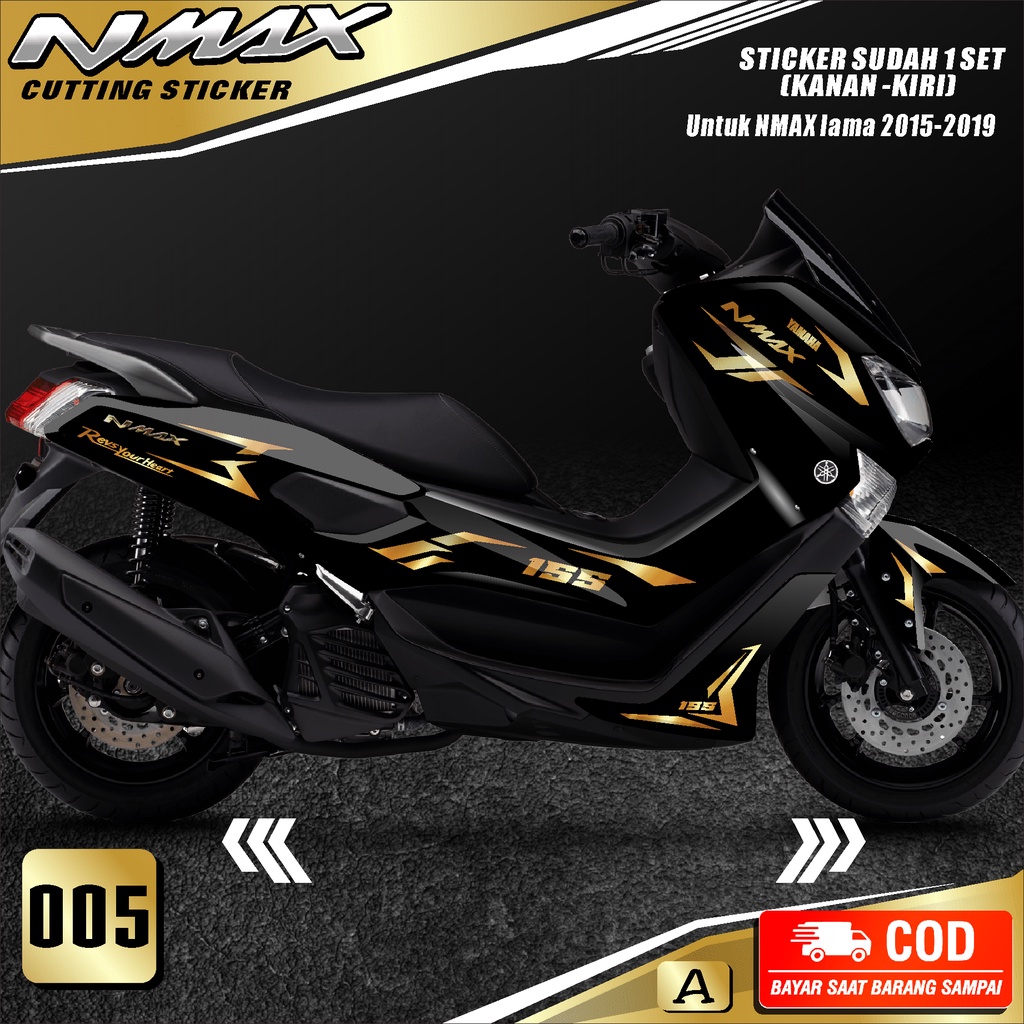 Cutting Sticker Nmax lama 2015-2019-Striping Motor Stiker Yamaha Nmax Old Skotlet Sticker Satu Set m