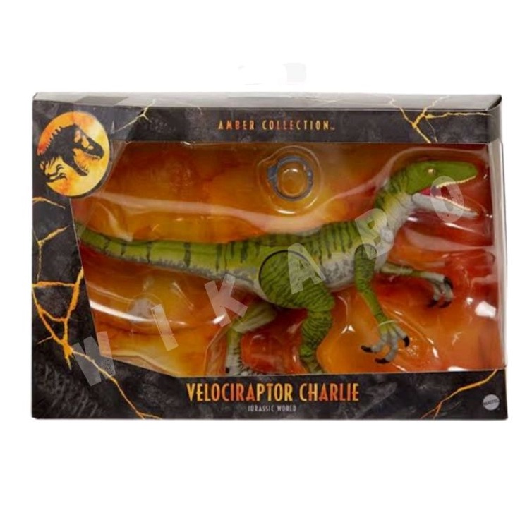 Jurassic World Amber Collection Velociraptor Blue