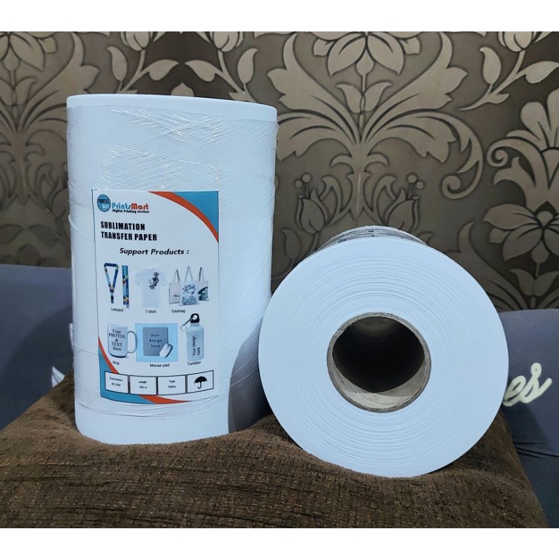 

Kertas Sublim Roll 21cm x 100m Sublimation Paper Roll Fast Dry