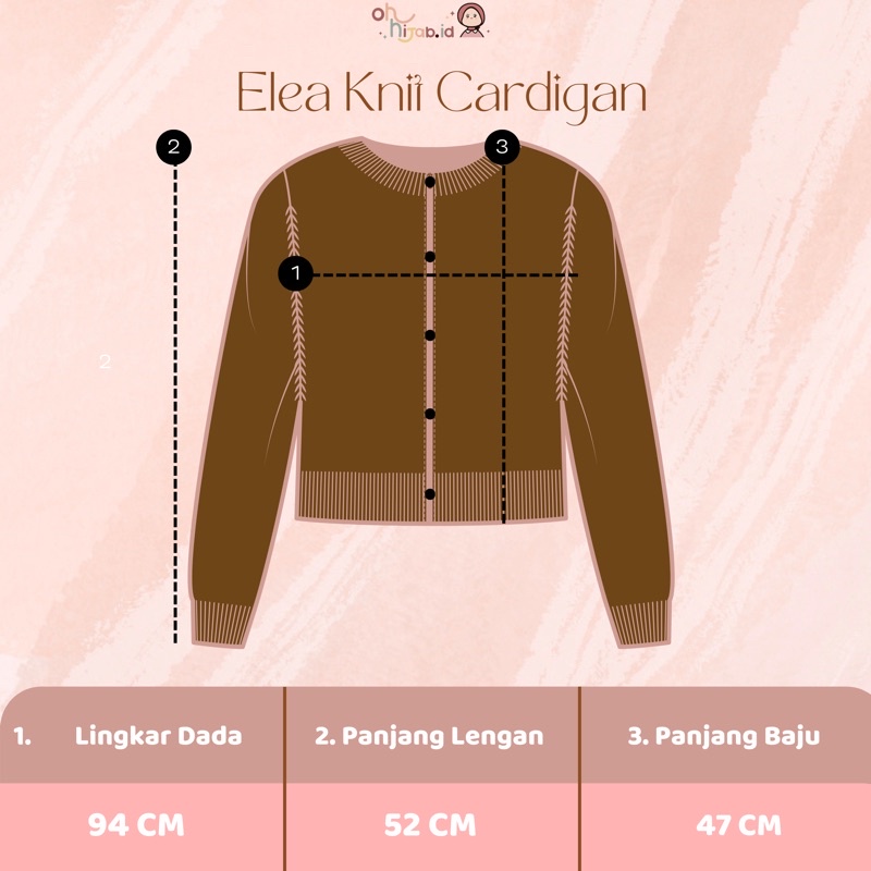 Elea knit Cardigan | Cardigan korean style