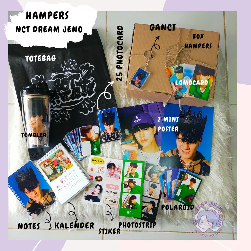 hampers nct dream beat box jisung chenle jaemin haechan renjun mark jeno