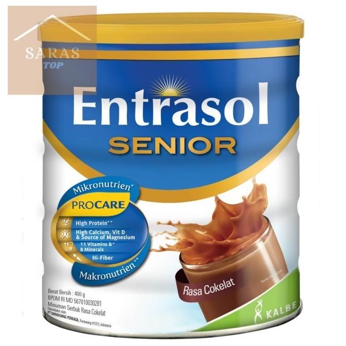 

[ COD ] Susu Entrasol Senior Procare Coklat 400 gr