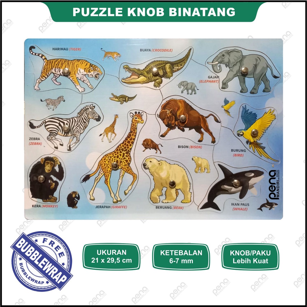 PUZZLE KNOB / PUZZLE KAYU KNOB PREMIUM