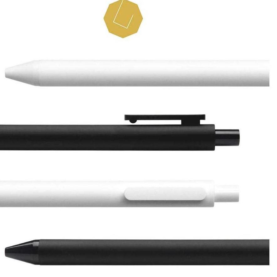 

Hot !! KACO PURE Pena Pulpen Bolpoin Gel 0.5mm 10 PCS - K1015 Black Ink ✓