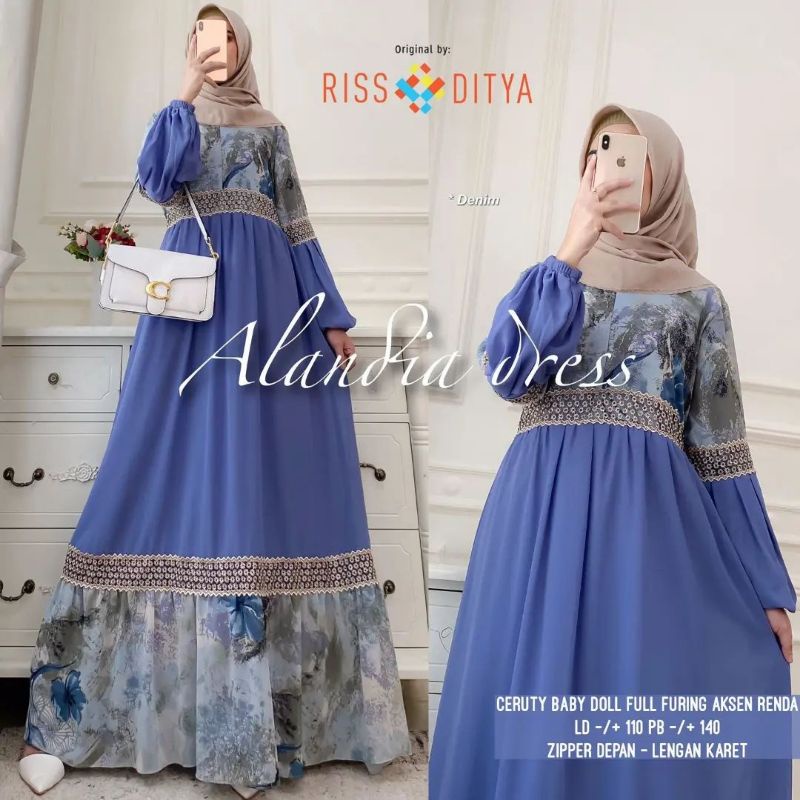 JS. ALANDIA DRESS | GAMIS ORI JASMINE