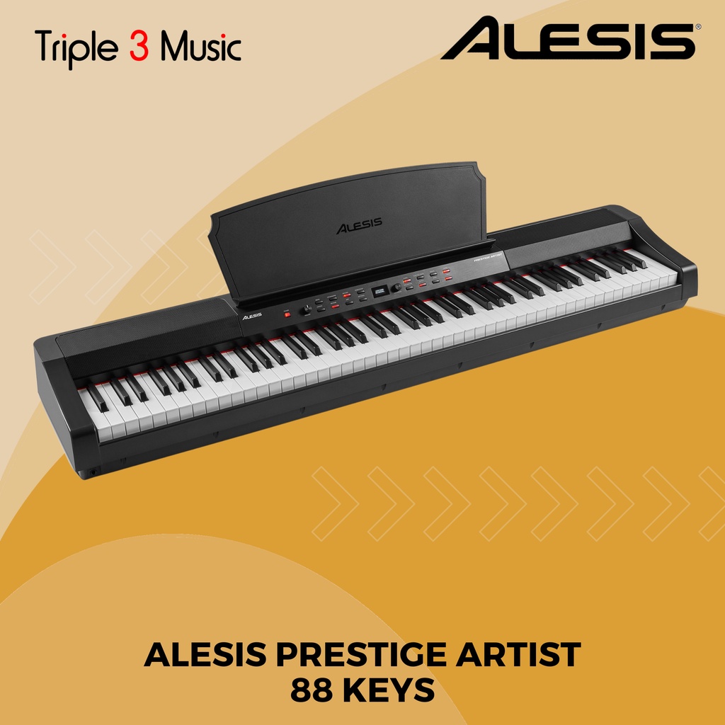 Alesis PRESTIGE ARTIST 88-Key Digital Piano with Graded Hammer-Action