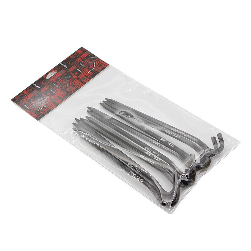 NICKOLAS1 Pasak Tenda Tent Pin Tent Stake Pegs Fixing Ground Paku Tenda Outdoor Skrup Giwang