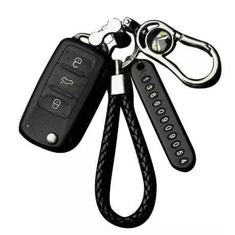 Tali Car KeyChain Set Gantungan Kunci Mobil Motor