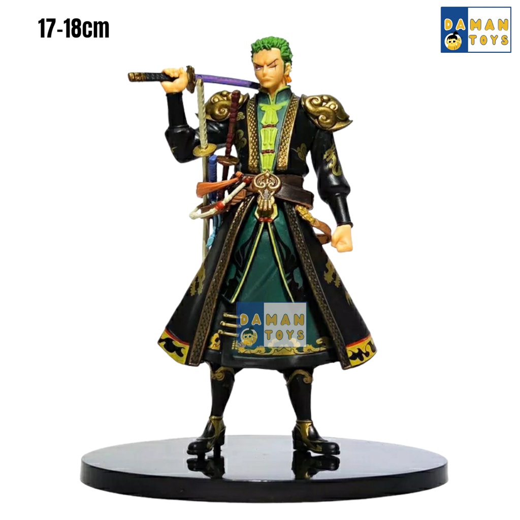 Figure Pajangan One Piece DXF The Grandline Men Monkey D Luffy A Roronoa Zoro Action Figur Anime