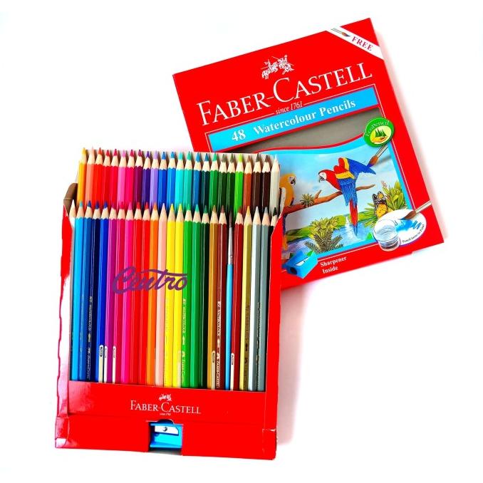 

(COD) Faber Castell 48 WaterColour Pencil Watercolor Pensil Warna Cat Air