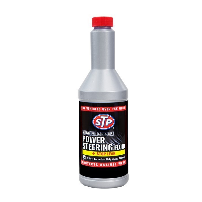 STP Power Steering Fluid + Stop Leak 354ml Minyak Pelumas Stir