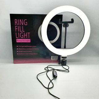 Ring Light 26cm Besar / Lampu Selfie Ring Light Studio Lampu Make Up Live Streaming 26cm Ring Light