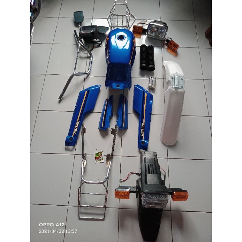 BODY FULLSET HONDA WIN 100 BODI HONDA WIN 100 BIRU