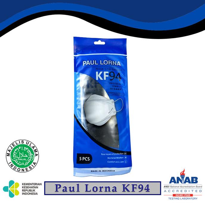 Masker PAUL LORNA KF94 (1) dengan Izin Kemenkes + Sertifikasi Halal 90-paullorna-mask Buru Order