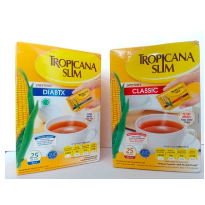 

Tropicana Slim Sweetener isi 25 sachet - Classic