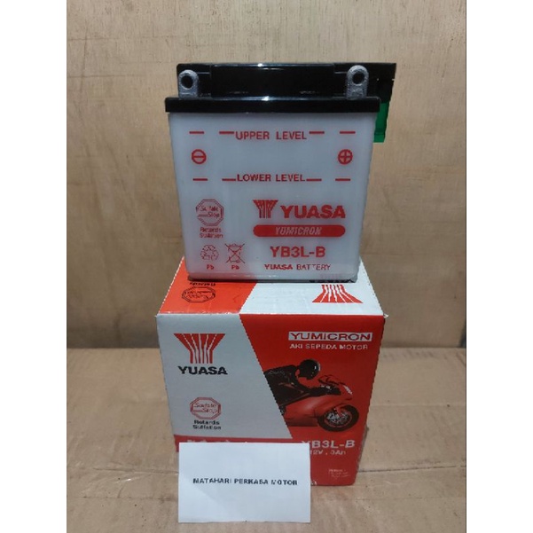 Accu Motor RXK Basah YB3L-B YUASA