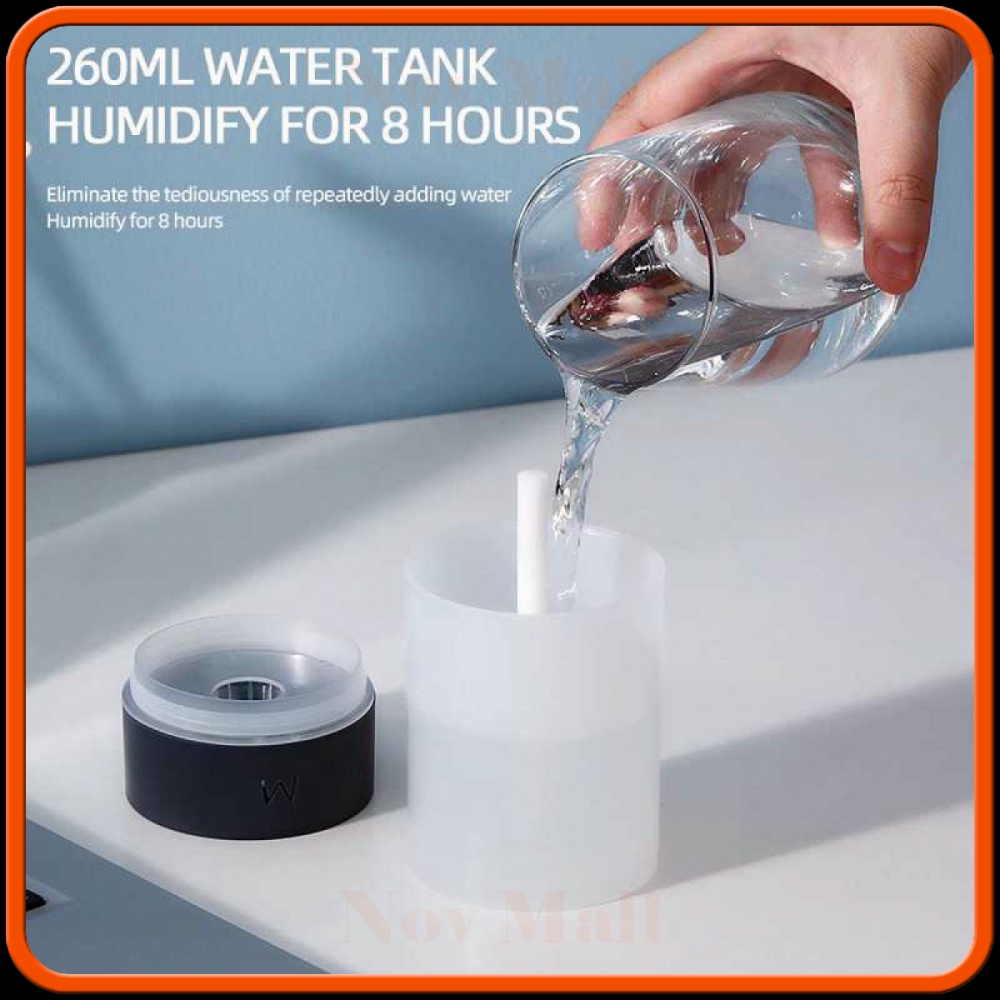 Mini Air Humidifier Aromatherapy Oil Diffuser USB 260ml AM549