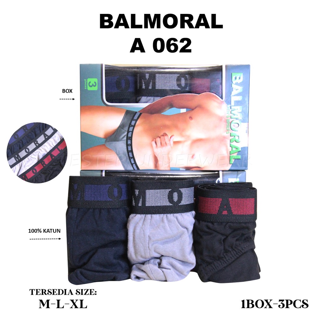 Celana Dalam Pria Balmoral A 062 ISI 3 Pcs