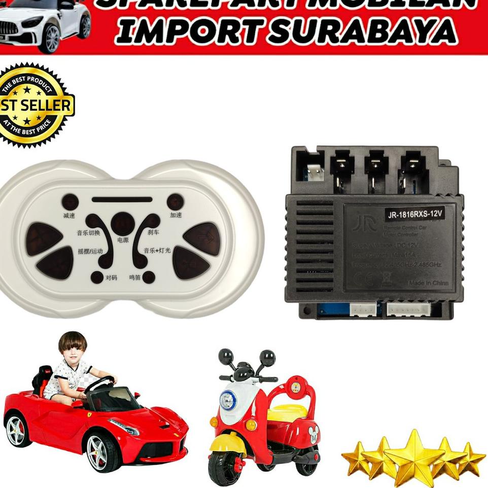 BWP.18Oc22l– REMOTE CONTROL CAR RECIVER JR1816RXS JR 1816 RXS 12V MOBIL MAINAN AKI ANAK JR RX 12 VOL