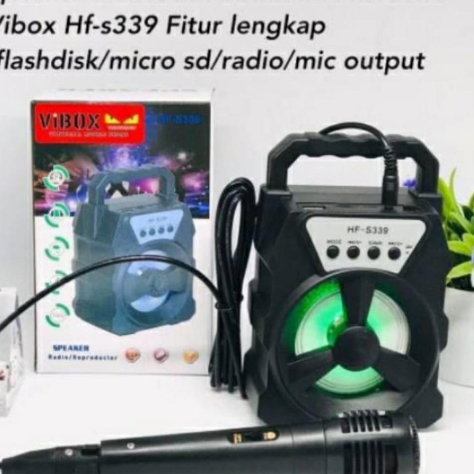 Langsung Atc Speaker Bluetooth S339 S336 plus mic karaoke HF-S339 HF-S336