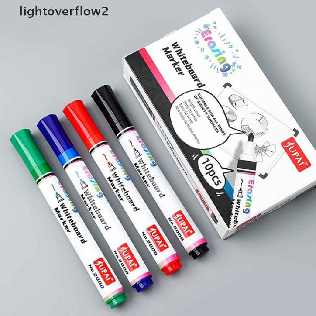 (lightoverflow2) 1pc Spidol Whiteboard Bisa Dihapus Untuk Kantor / Sekolah