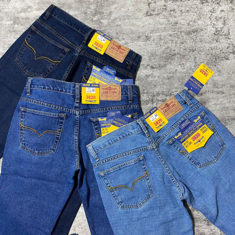 celana jeans panjang brand original Legosh jeans standar