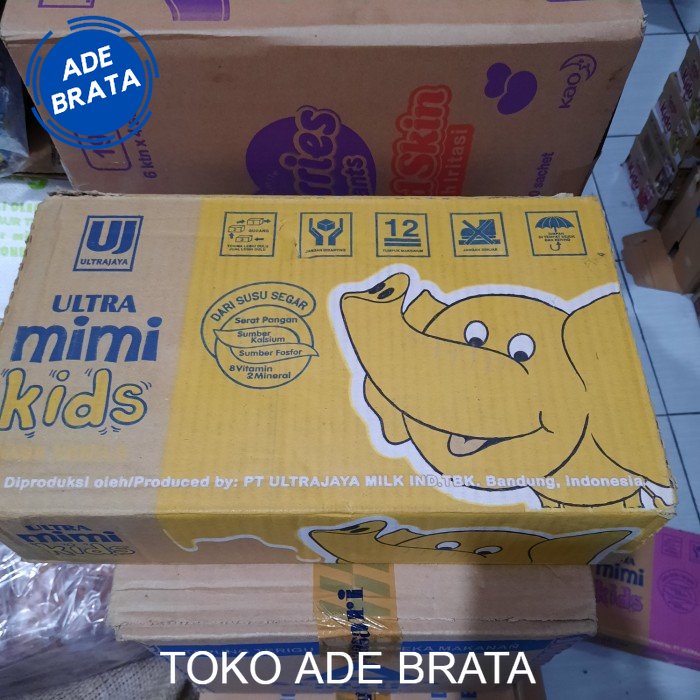 

susu ultra mimi kids rasa vanila 125 ml isi 40 pcs