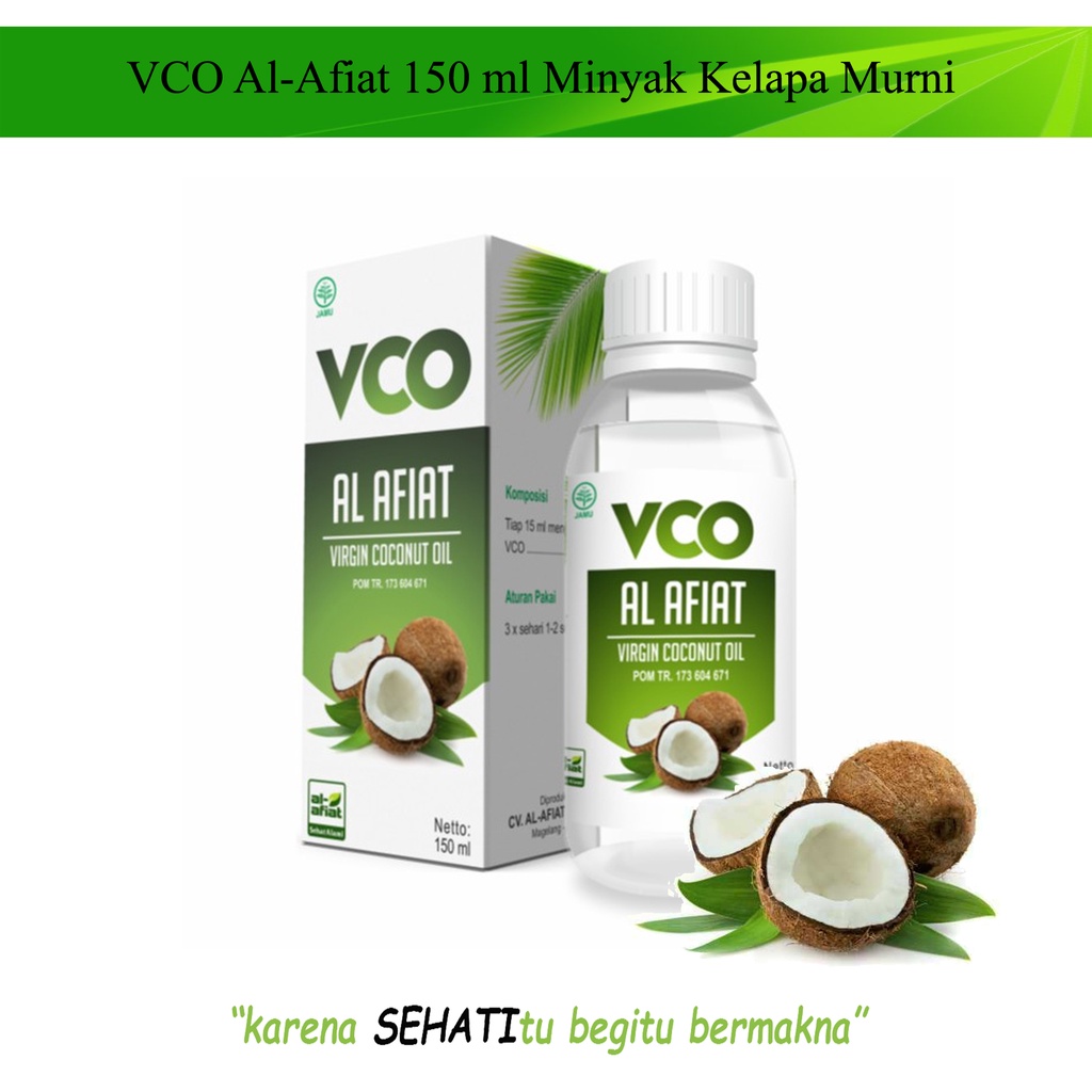 VCO Al Afiat Minyak Kelapa Murni Virgin Coconut BPOM