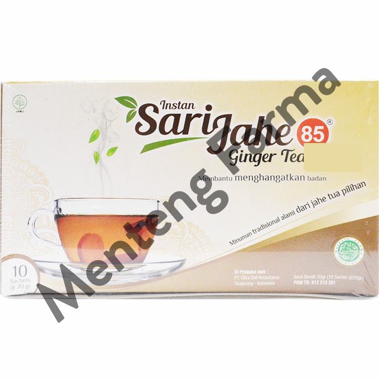 Sari Jahe 85 (Ginger Tea) - Teh Penghilang Masuk Angin, Hangat &amp; Segar