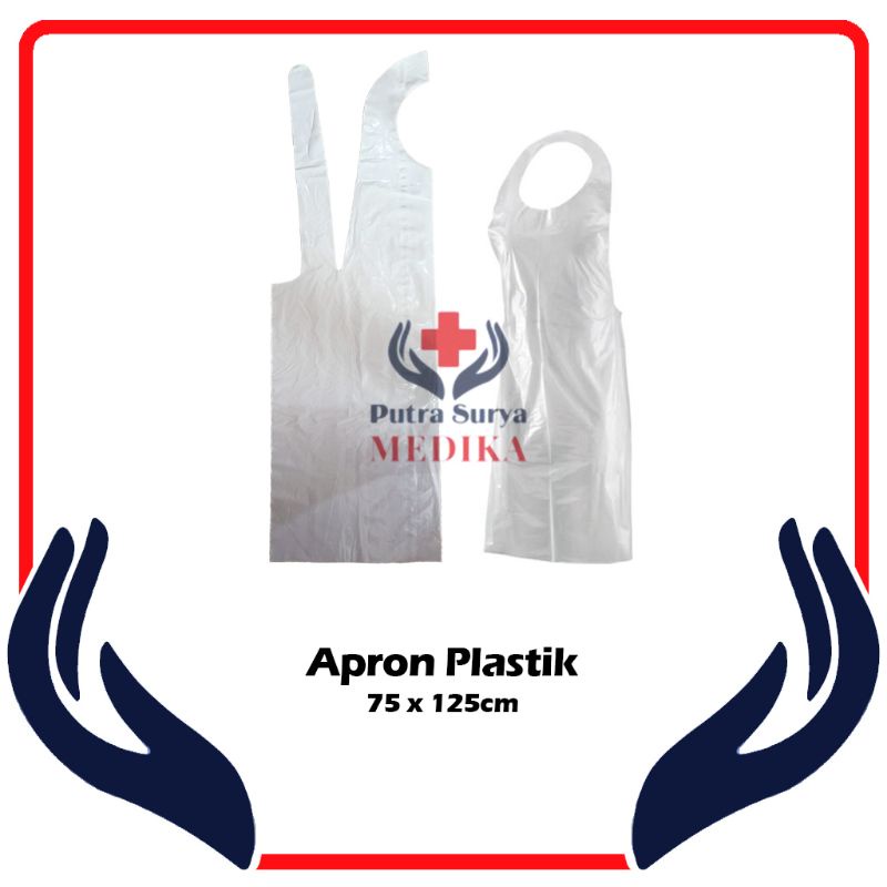 Apron Celemek Plastik | Apron Medis APD Disposable Remedi