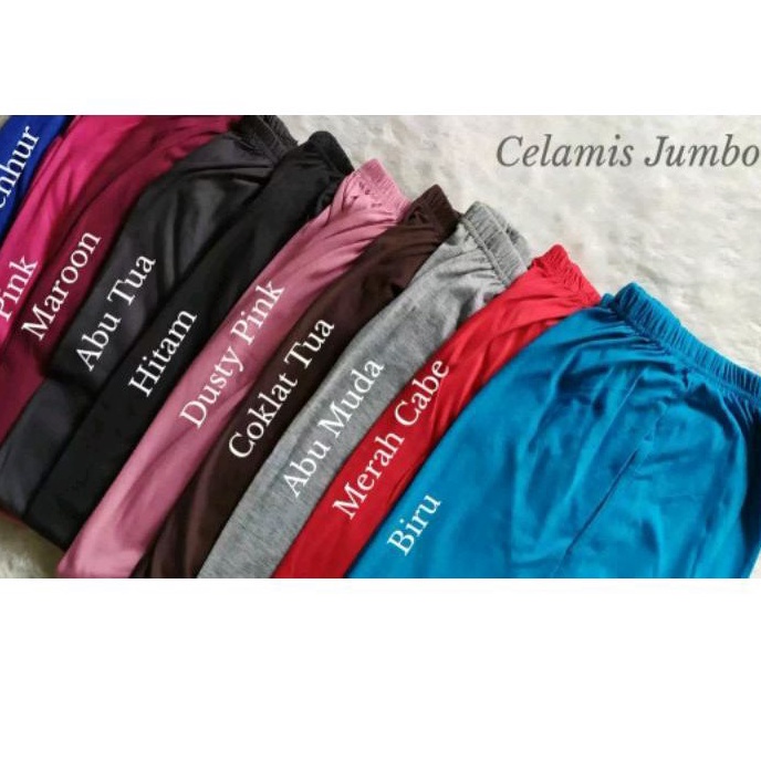 Celana Dalaman Gamis / Celana aladin panjang Standar &amp; Jumbo