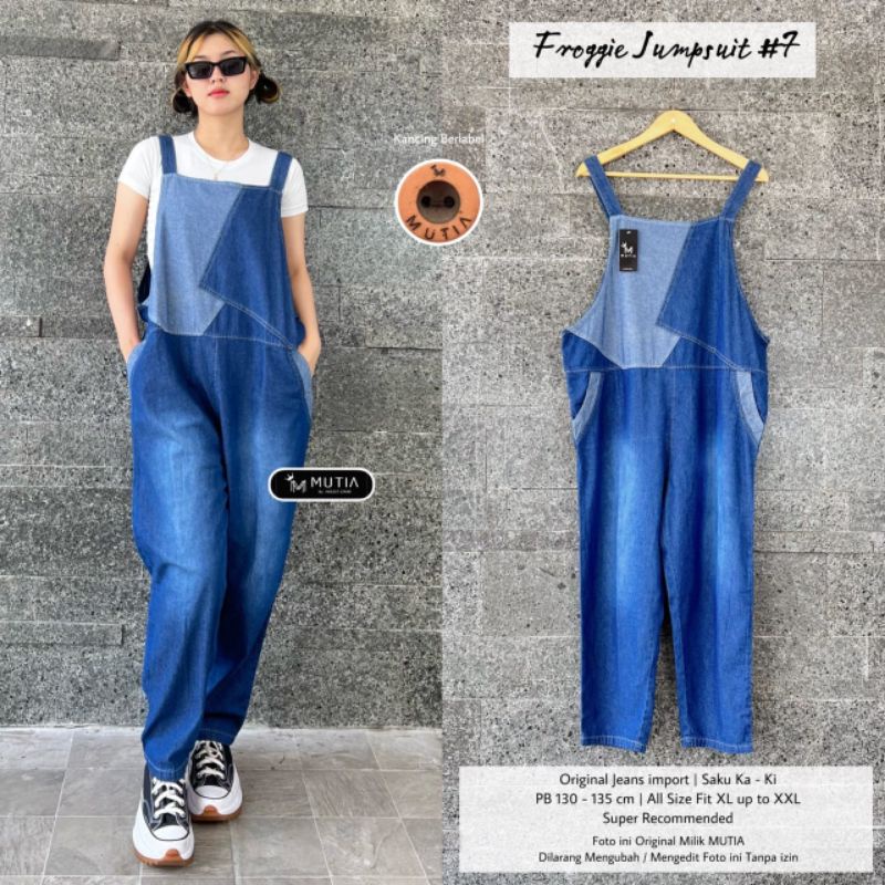 FROGGIE JUMPSUIT #7 BY MUTIA / JUMPSUIT WANITA MUSLIMAH / Baju wanita Kekinian