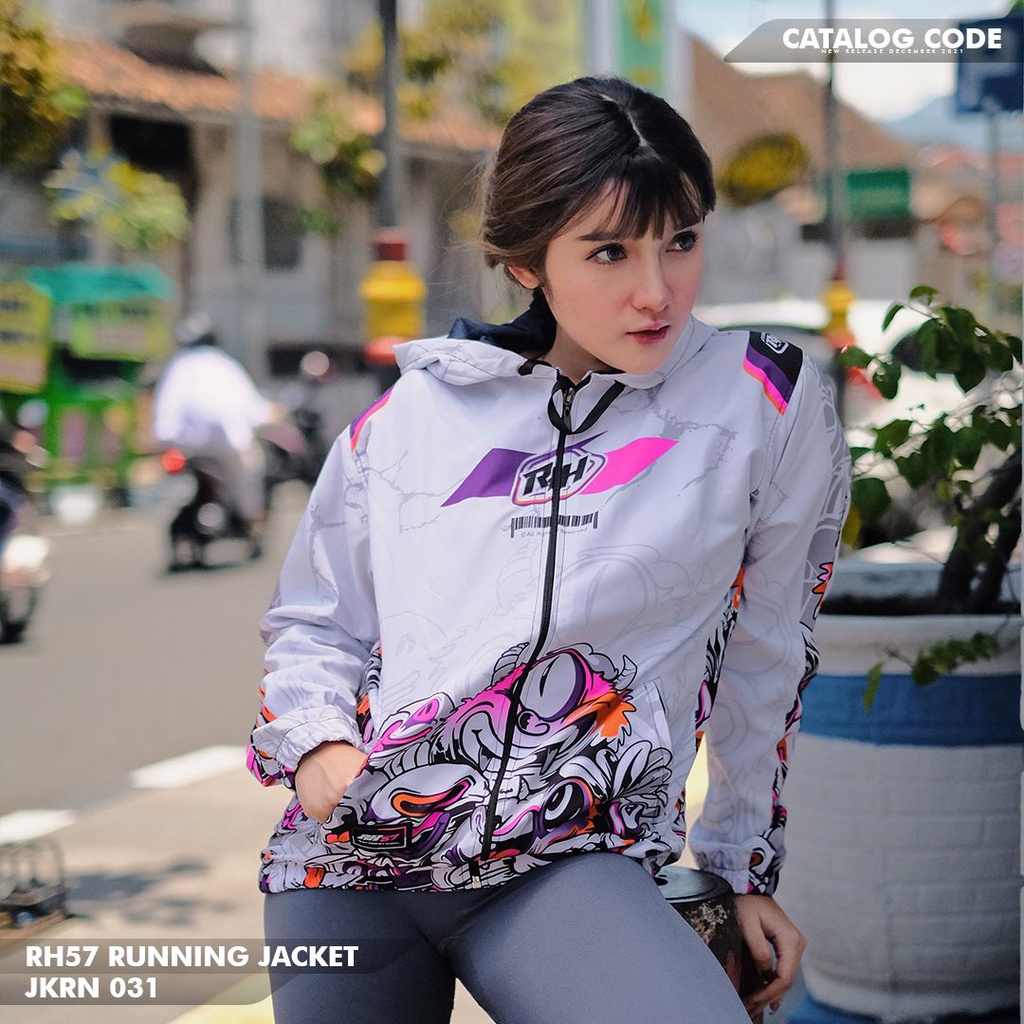 [PROMO JKRN 031 BELI 2 ONGKIR 1 BISA COD] JAKET RUNNING RH57 ORIGINAL JAKET RACING HELL TERLARIS