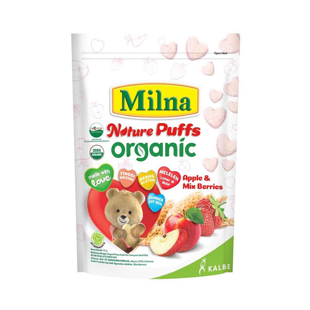 Milna Nature Puffs Organic 15gr