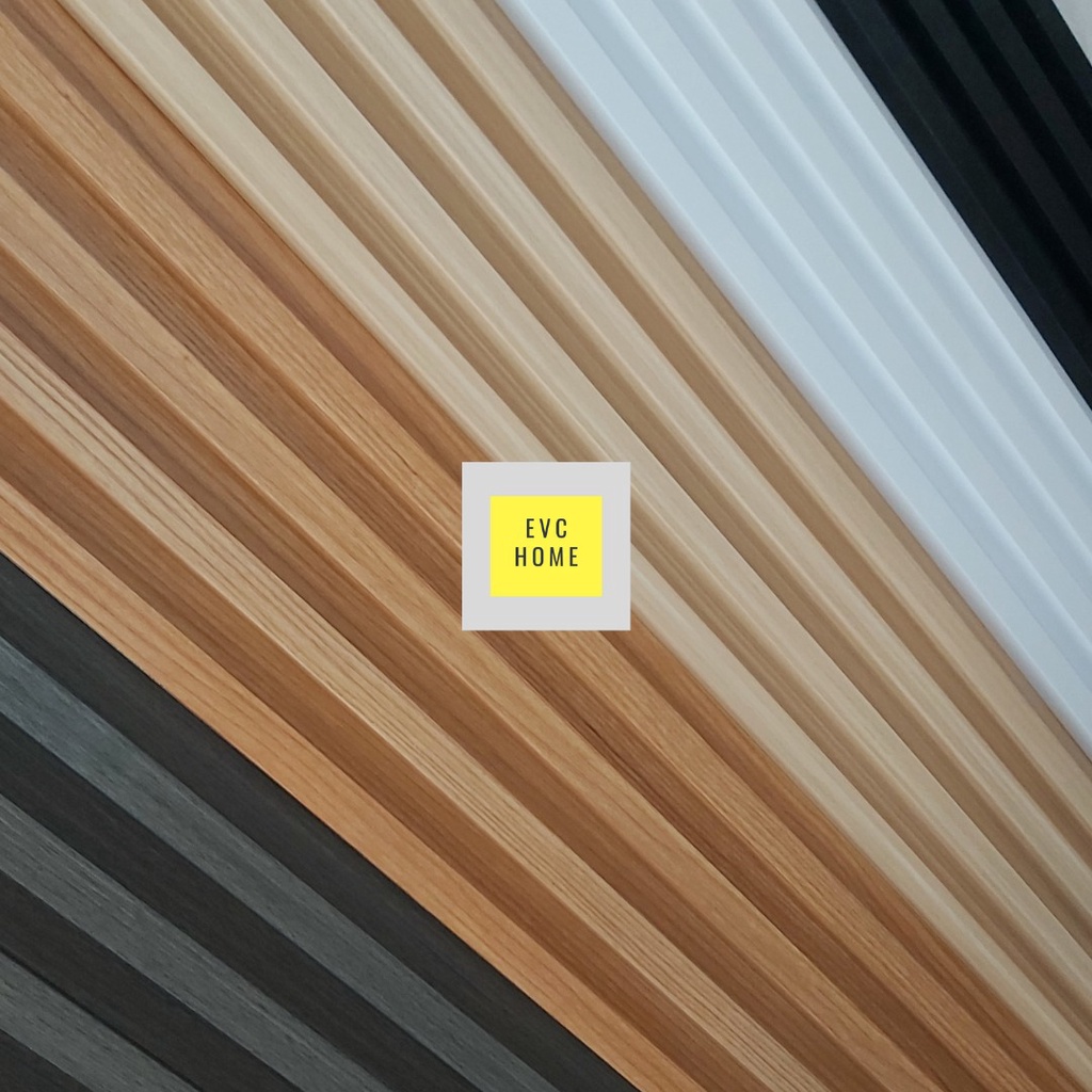 EVCHOME WPC WOOD PANEL 16 x 2,4 x 290-300cm / 15 x 1 x 290-300 cm/ FLUTED WALLPANEL/ DEKORASI DINDING