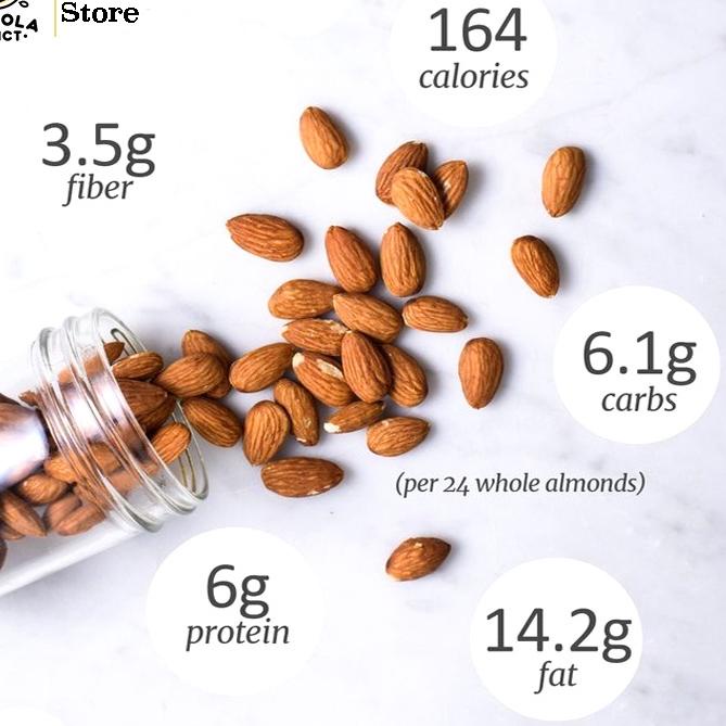 

Bisa COD Granola Addict - Raw Almond Slice / Irisan Kacang Almond Mentah 500G !