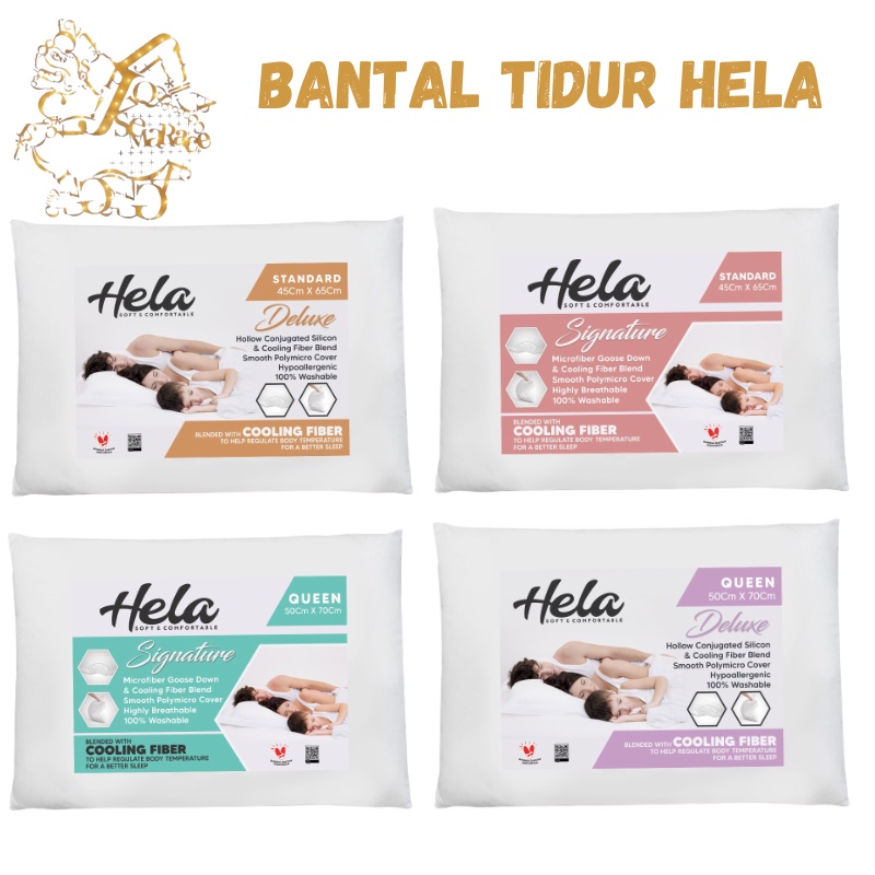 BANTAL TIDUR HELA DELUXE QUEEN MICROFIBER STANDARD