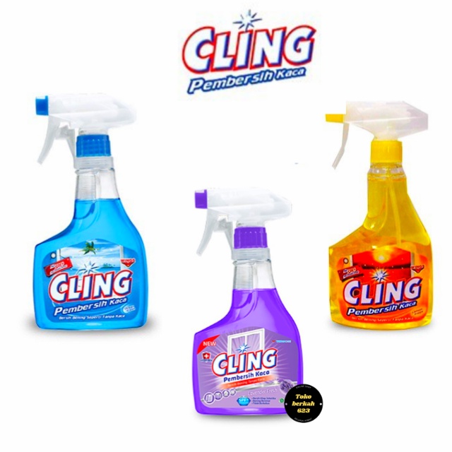 CLING Pembersih Kaca Botol 440 ml