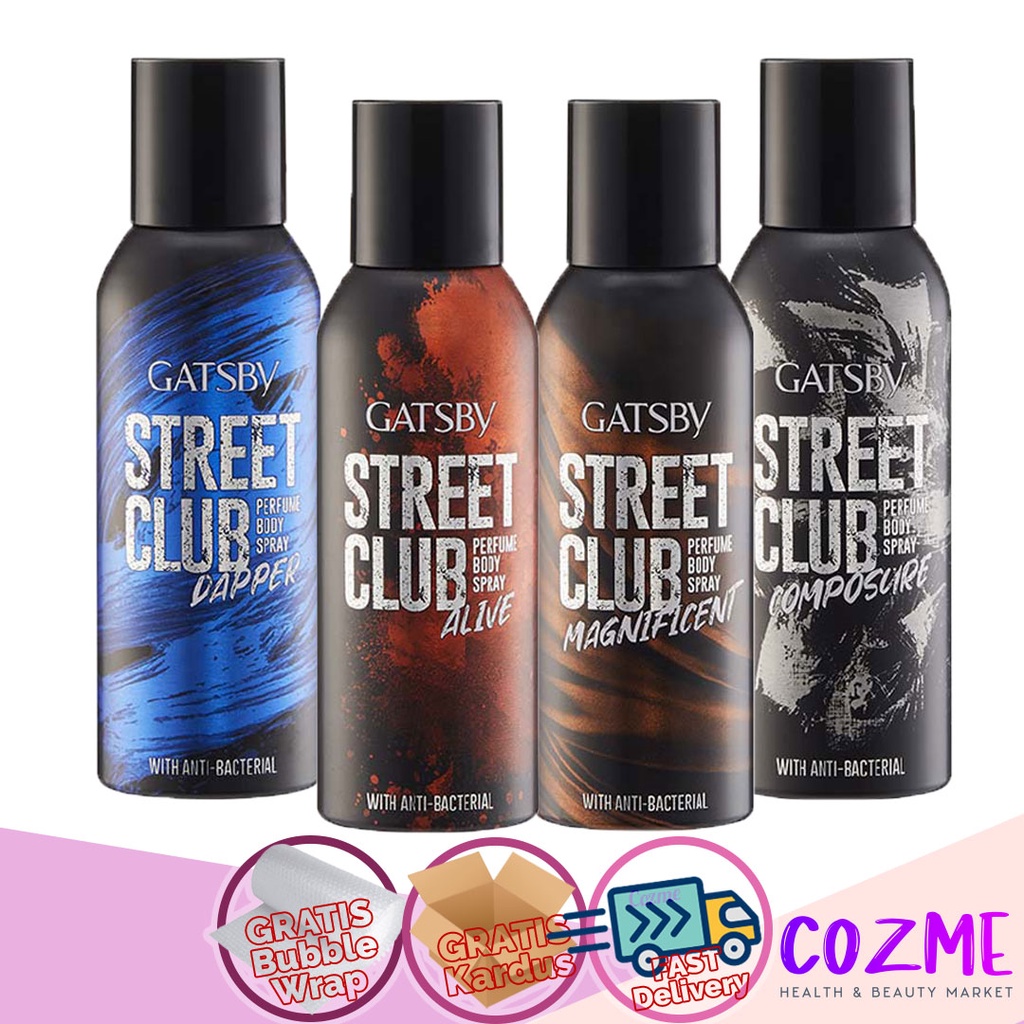 GATSBY Street Club Perfumed Body Spray 150mL