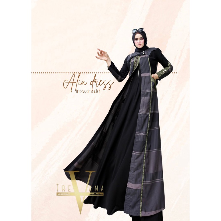 New Alia Dress Gamis Wanita Cantik Original by Trevana