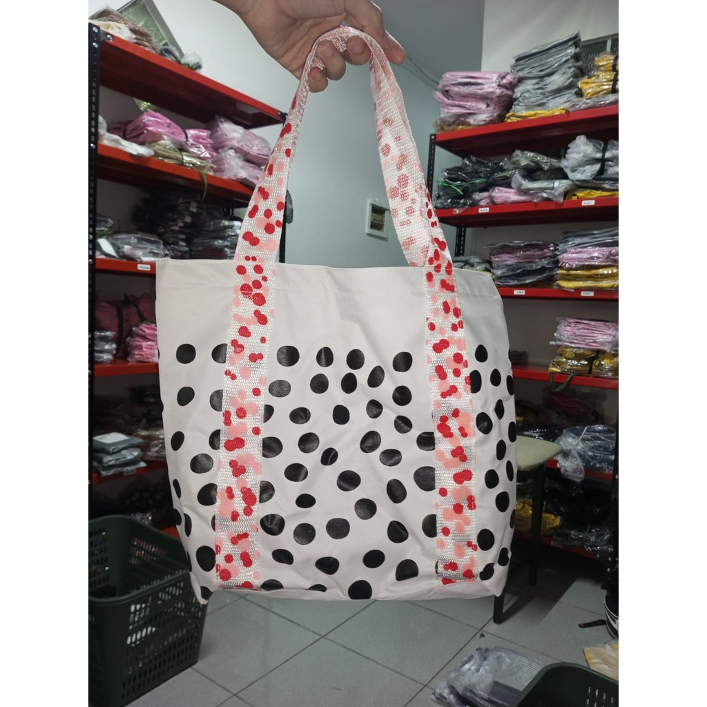 LOVI_ID - POLKA Tas Totebag Motif Polkadot