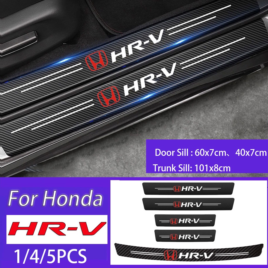 Stiker Pelindung Pintu Mobil Anti Gores Bahan Kulit Carbon Fiber Untuk Honda HRV HR-V Gen 2 Gen 3 HRV Turbo E / HEV RS 2022