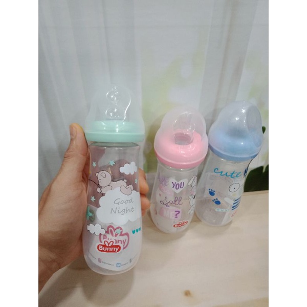 Botol Susu Bunny Karakter Lucu BPA Free 250/125Ml DB 2410