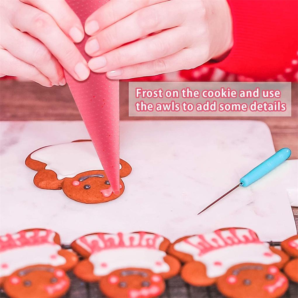 122buah Kantong Silikon Frosting Reusable Pastry Cream Alat Dekorasi Kue Dekorasi Untuk Cupcakes Fondant Desserts